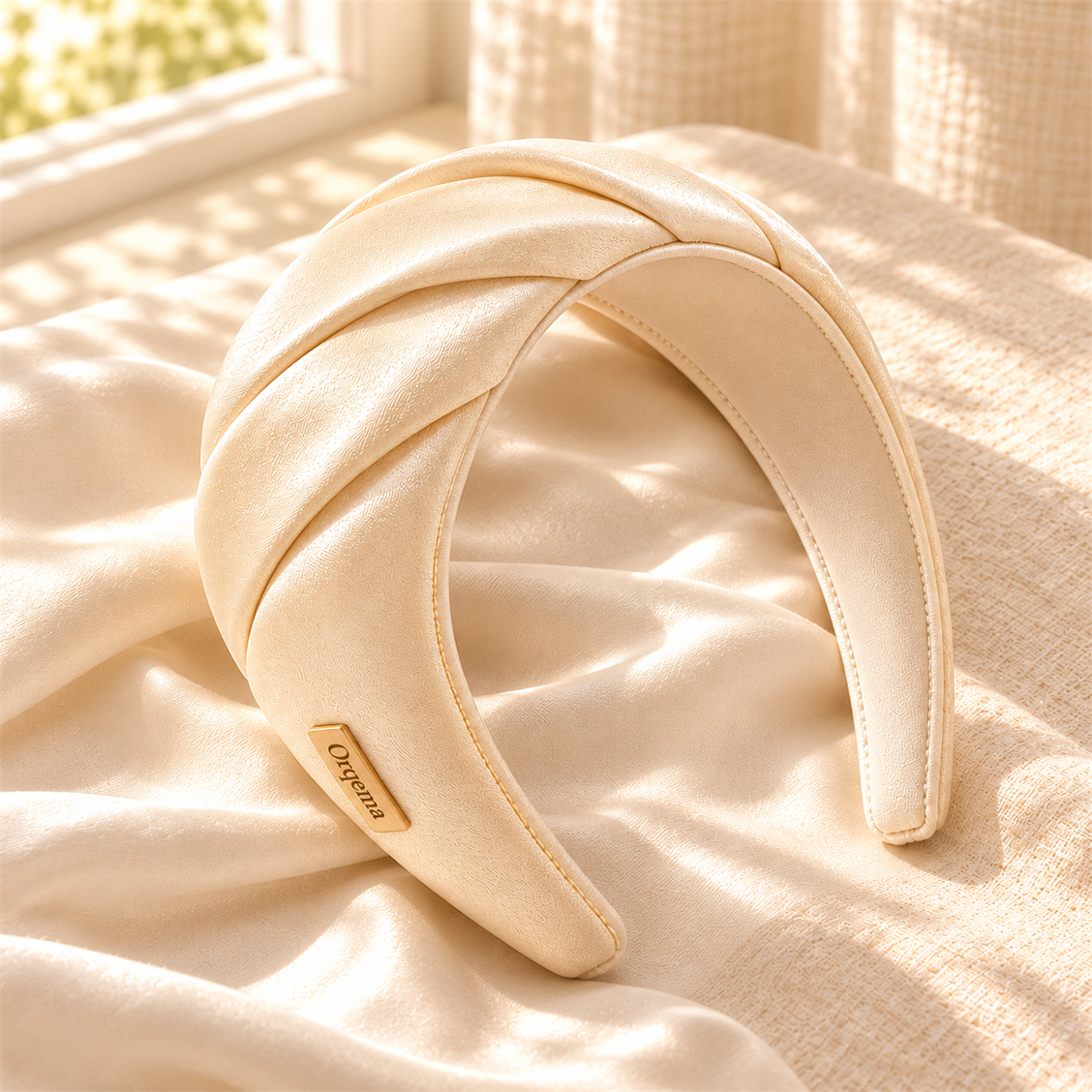 Orqema Padded Satin Headband - main product view